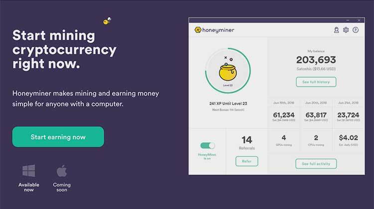 Honeyminer una nueva aplicación para minar bitcoins