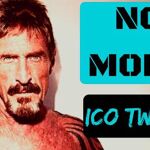 John McAfee dice que deja de promocionar ICO por amenazas de la SEC